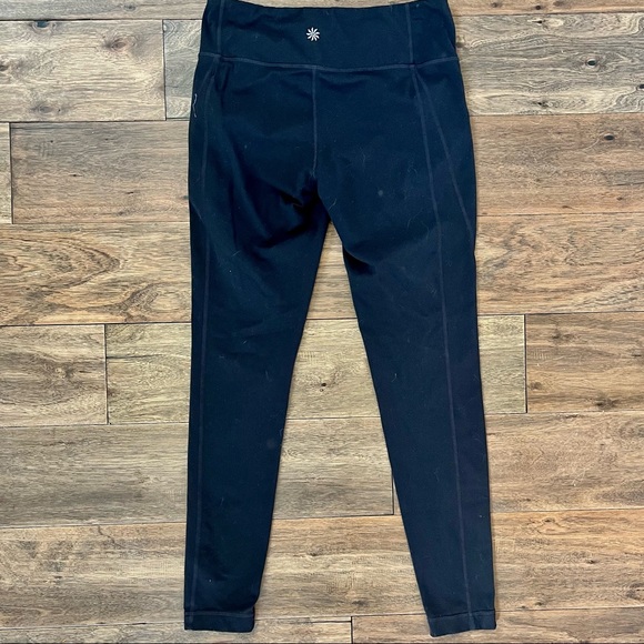 Athleta Black Athletic Leggings M - Picture 2 of 6
